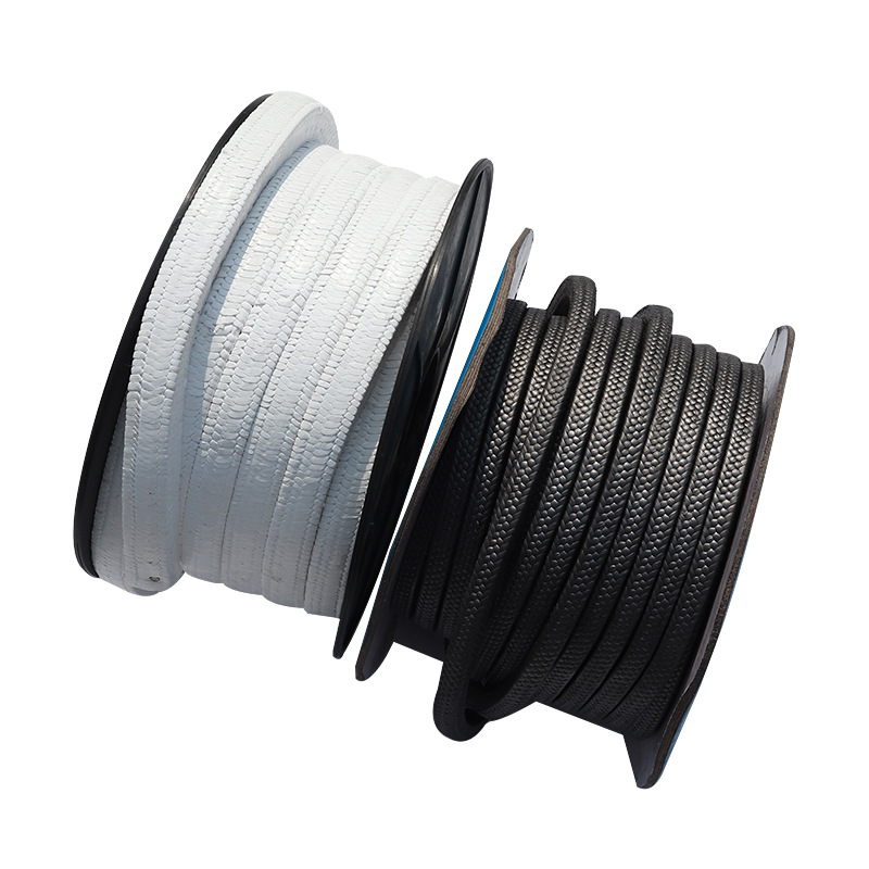 PAIDU မှ အနက်ရောင် အဖြူ PTFE ထုပ်ပိုးခြင်း။